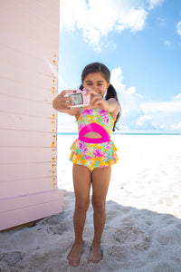 Tangerine Tropic One Piece Swimsuit