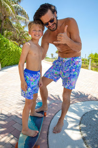 Island Petal Youth Trunks