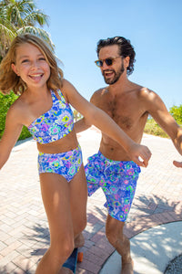 Island Petal Men's Trunks