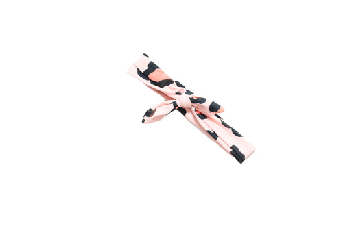 Pink Leopard Print Headwrap