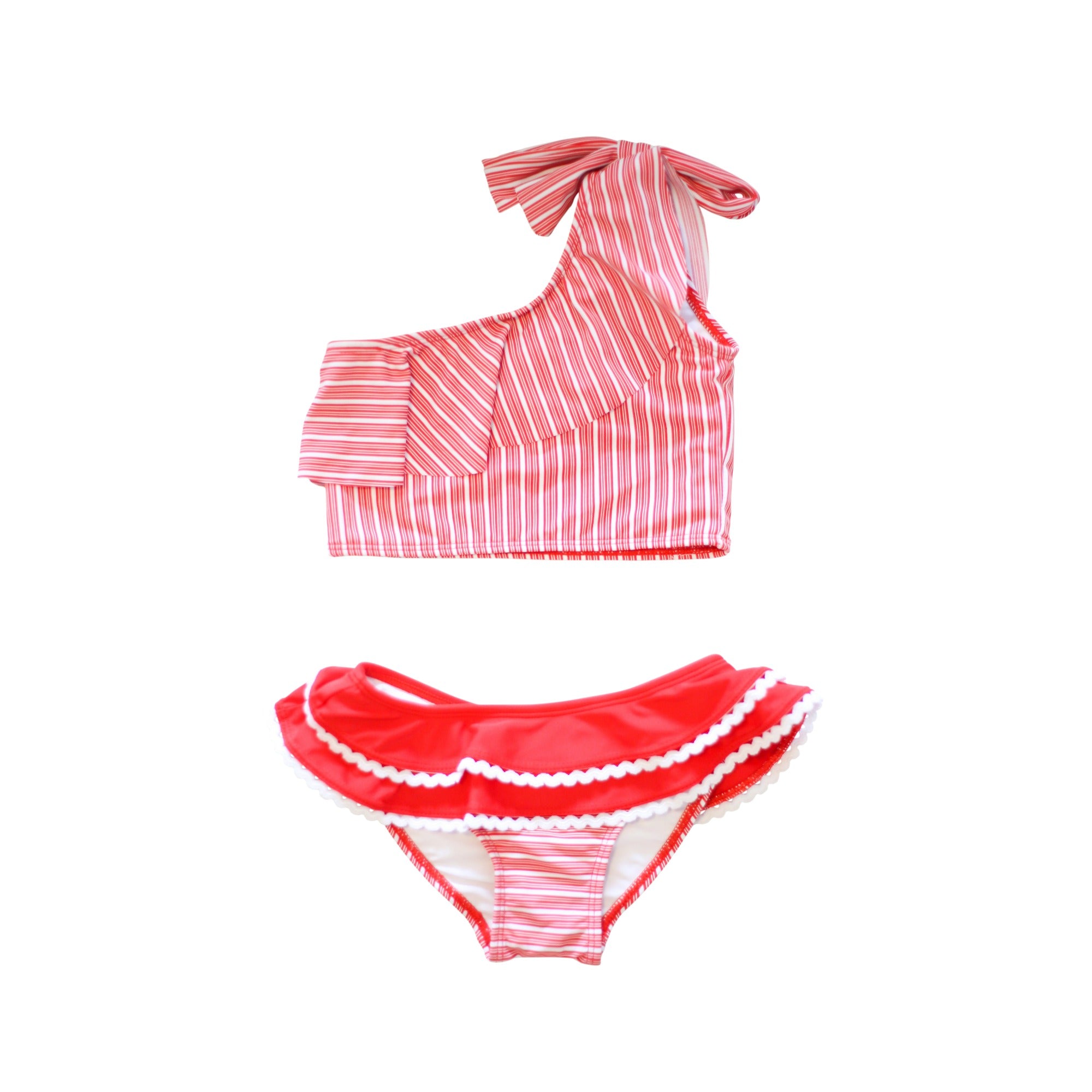 Striped Two-Piece Swimsuit